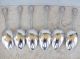 Austria - Hungary Antique Silver Sterling Set 6 Spoons Vienna 19th Cen.  Signed 173g Other photo 1
