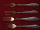 6 Rare Imperial Russian 84 Silver Servers W/ Gilded Blade No Mono Other photo 5