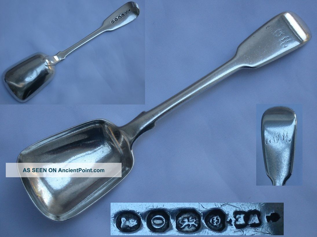 Quality Georgian English Sterling Silver Sugar Shovel William Eaton Of London. Other photo