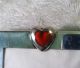 Tiffany & Co.  Vintage Sterling Silver Red Heart Enamel Frame Other photo 2