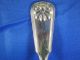 Antique Tiffany Sterling Shell & Thread Pattern Cold Meat Fork 9 
