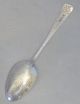 Antique Sterling Picture Back Spoon Florals London 1875 Bright Cut Engraved Stem Other photo 1