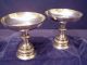 Pair Sterling Silver Footed Compotes Marked For Gorham Other photo 1