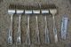 6 Veribest Silverplate E.  P.  N.  S.  Small Salad Forks Other photo 1