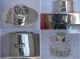 Edwardian 1909 English Sterling Silver Picture Side Tea Caddy,  Chester. Other photo 2