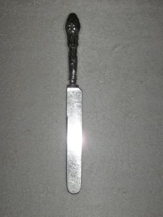 Antique Unger Brothers Sterling Silver Dinner Knife - Narcissus - 10 1/2 