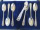 British Silver Demi Spoons Tongs Set Hallmarked 1923 Other photo 1