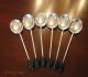 Sterling Silver Set Of Six Coffee Spoons,  England 1926 Other photo 1