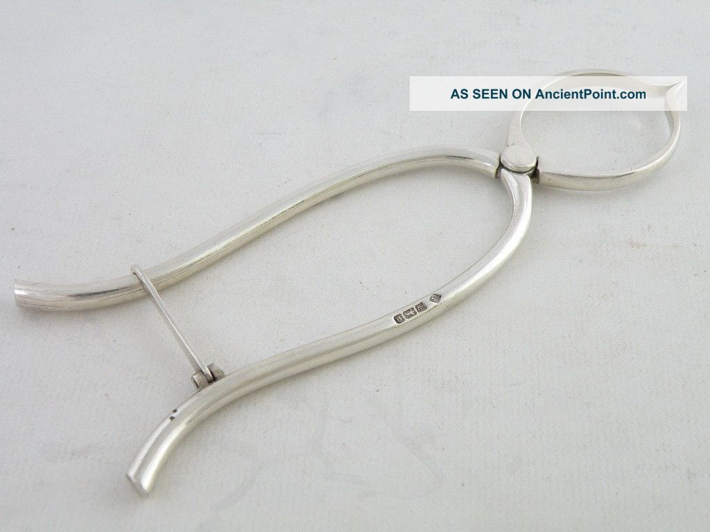 Rare Pair Of Medical Silver Clamp Forceps,  Sheffield 1906 Other photo