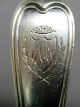 Antique French Sterling Silver Powdered Sugar Sifter Spoon 1819 - 1835 Other photo 2