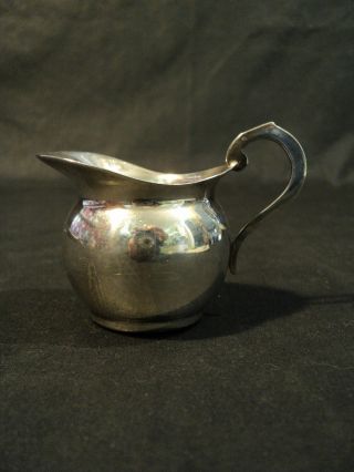 Wonderful Small Individual Sterling Silver Cream Pot,  Austria,  46 Grams photo