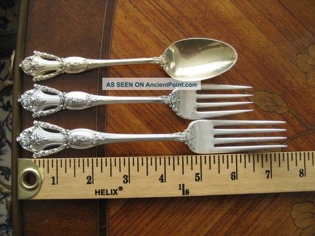 Tuttle Beauvoir Sterling Silver Flatware Set 65 Pieces Other photo