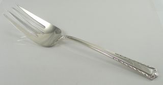 Fine Arts Processional Sterling Large Cold Meat Fork photo