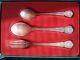 Sterling Silver Fraget Henneberg Hefra,  Fork And Two Spoons In Box.  Weight 76gr. Other photo 3