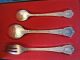 Sterling Silver Fraget Henneberg Hefra,  Fork And Two Spoons In Box.  Weight 76gr. Other photo 6