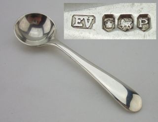 Vintage Silver Condiment Spoon - Sheffield 1957 - Viner ' S Ltd photo