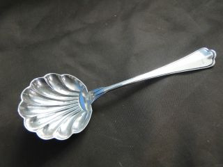 Cream Spoon With Shell Bowl Sterling Silver 800 - Made In Italy Circa 1960 photo
