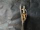 Tea Spoon With Julius Cesar On Top Made In Sterling Silver Marked Circa 1950 Other photo 1
