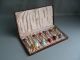 1932 Cg Hallberg Silver And Enamel Tea Coffee Spoons Other photo 1