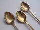1932 Cg Hallberg Silver And Enamel Tea Coffee Spoons Other photo 7