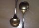 Set Of 2 Antique Sterling Silver Salt Dip Celler Spoons Paye & Baker.  925 P&b Pb Other photo 10