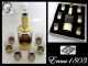 Ravinet Top French Sterling Silver Vermeil & Baccarat Crystal Liquor Set W/box Other photo 1