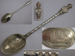 Very Rare English Sterling Silver Victorian 1899 Archbishop Canterbury Spoon. photo