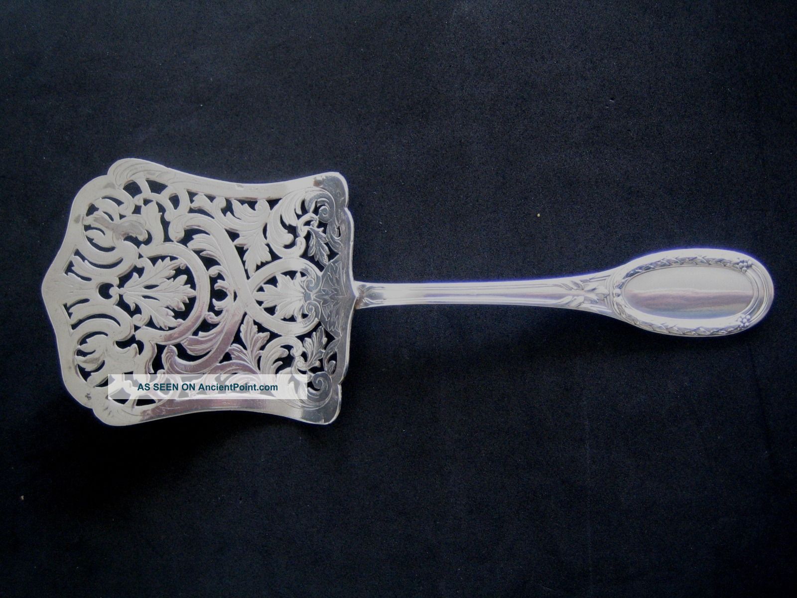 Antique French Sterling Silver Asparagus Or Pastry Server Other photo