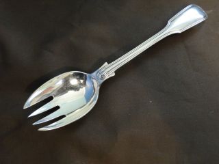 Fiddle And Thread Spork Sterling Silver Made Birmingham 1897 By Elkington photo