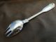 Fiddle And Thread Spork Sterling Silver Made Birmingham 1897 By Elkington Other photo 4