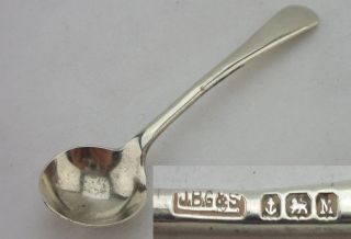 Vintage Silver Condiment Spoon - Birm 1936 - J B Chatterley & Sons Ltd photo