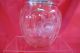 19 Century Hand Carved Glass Jar,  With Gorham Sterling Silver Top Jars photo 3