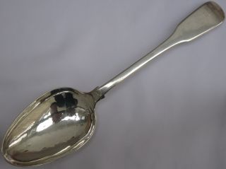 Very Large George Iii 1810 Sterling Silver English Serving Spoon London.  76 Gms photo