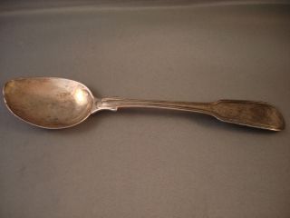 Antique Georgian Thomas Wallis+jonathan Hayne London 1811 Hallmark Silver Spoon photo