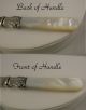 Vintage Sterling Ferrule & Mother Of Pearl Handle Butter Jam,  Cheese Knife Other photo 4