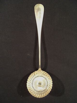 Continental Silver Sugar Sifter Spoon photo
