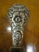 Antique European Sterling Silver Wine Stopper W/ Floral Decoration Other photo 2