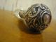 Antique European Sterling Silver Wine Stopper W/ Floral Decoration Other photo 6