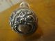 Antique European Sterling Silver Wine Stopper W/ Floral Decoration Other photo 7