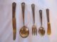 Made In Siam Set 5 Bronze & Silver Flatware Pieces Other photo 4