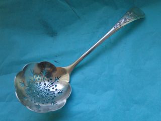 Sugar / Sifter Spoon Sterling Silver London 1902 By Maker Ccp photo
