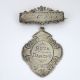 Antique Sterling Silver Buck Dancing Medal 1901 Other photo 1