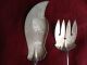 Gorgeous Scarce Aesthetic Whiting Palm Sterling Silver Fish Serving Set No Mono Other photo 2