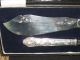 Sheffield Antique English Fish Servers. .  Sterling Silver. .  1902. . . Other photo 5
