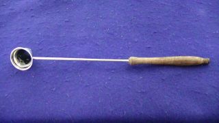 Sterling Silver Candle Snuffer With Wood Handle S Kirk & Son 925 Rare 28 Grams photo
