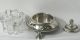 Fantastic Sterling Silver Filigree And Crystal Honey Dish Other photo 3