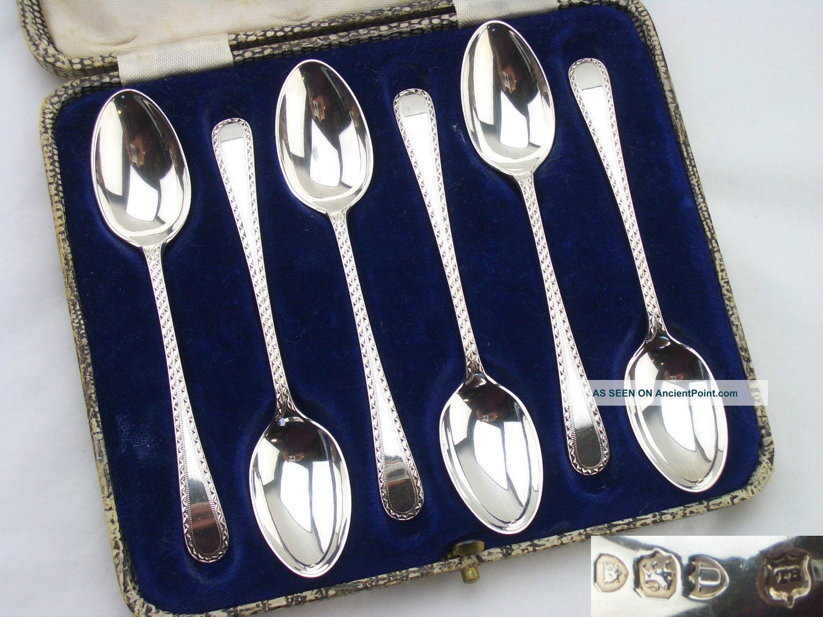 Victorian Silver Coffee Spoons - London 1895 Thomas Bradbury Other photo