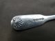 Fiddle And Shell Pattern Sugar Spoon Sterling Silver London 1855 Other photo 4