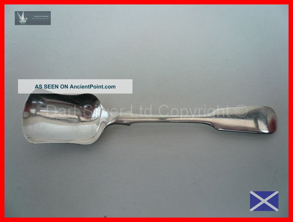 Aberdeen Scottish Provincial Silver Sugar Spoon By James Hardy Hm 1885 Other photo