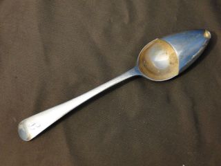 Feeding Spoon Sterling Silver Made In Sheffield 1938 photo